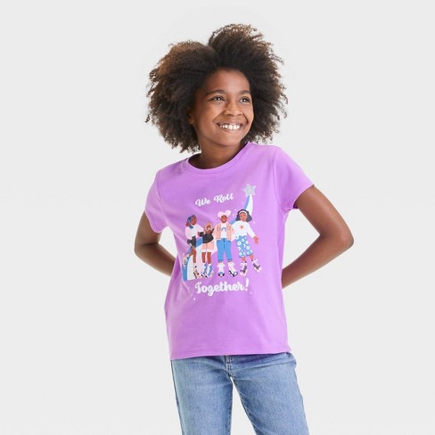 Girls Short Sleeve Girls Do It All Graphic Tee