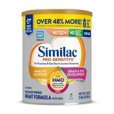 Similac Pro-Sensitive Non-GMO Powder Infant Formula - 29.8oz