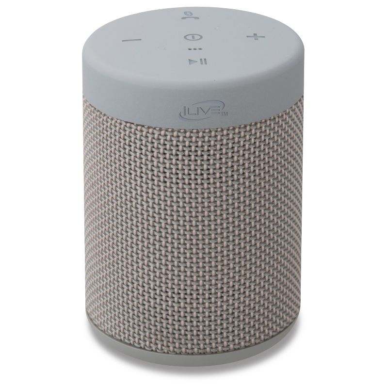 iLive Audio Waterproof, Shockproof Bluetooth Speaker with Speakerphone - Gray (ISBW108LG), 2 of 4