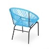PAGED Patio Dining Chairs Set of 2 Minimalist Style Patio Chairs with Clean and Precise Lines for Backyard, Patio - 4 of 4