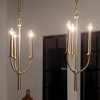 Kichler Lighting Florence 3 - Light Chandelier in  Brushed Natural Brass - 3 of 4