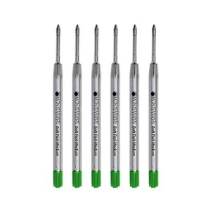 Monteverde Ballpoint Pen Refill Medium Point Green Ink 6 Pack (P133GN) - 1 of 1