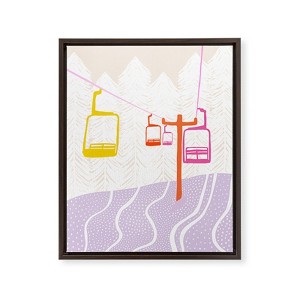 SunshineCanteen Chairlift Framed Art Canvas - Society6 - 1 of 4