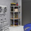 Tangkula 4-Tier Adjustable Garage Storage Utility Rack Corner Shelving Unit for Warehouse - 2 of 4