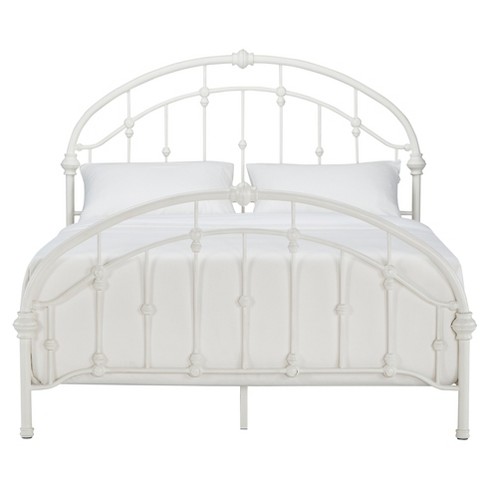 Antique white deals full size bed