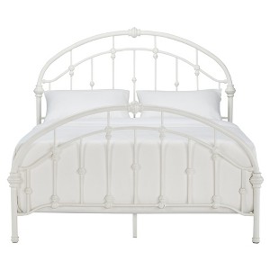 Darby Metal Bed - Full - Antique White - Inspire Q