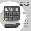 CATIGA Mechanical Switch Calculator, 12-Digit LCD, Solar & Battery Power, Cute Desktop Design with Big Buttons for Home, School, and Office SD-1299 - image 3 of 4