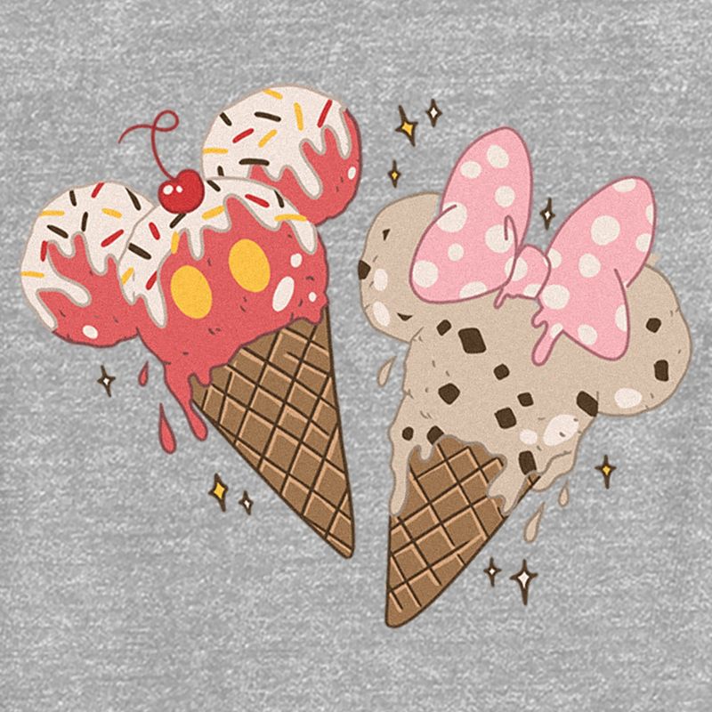 Mickey & Friends Ice Cream Cone Couple T-Shirt, 2 of 4