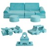 15-Piece Modular Kids Play Couch, Convertible Toddler Sofa Set, Multifunctional Playroom & Nursery Furniture - 2 of 4