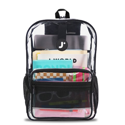 Рюкзаки JWorld Clear Transparent Tpu 17" Backpack - All Clear