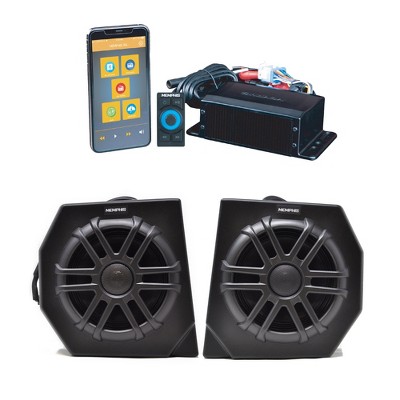 Memphis DEFCORE2 Kit Direct Fit OEM 6.5" Speaker Pods and SMC2A Headless Media Center Receiver Compatible with CanAm Defender