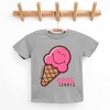 The Juniper Shop SmileyWorld Cool Summer Ice Cream Pink Youth Short Sleeve Tee - 3 of 4