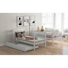 Twin Over Twin Bunk Bed with Trundle and Storage - 4 of 4
