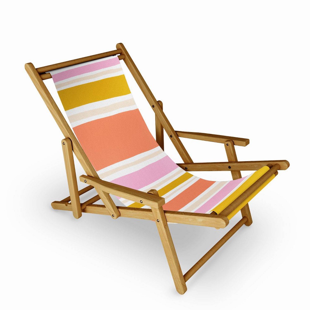 SunshineCanteen Del Mar Stripes Sling Chair Deny Designs