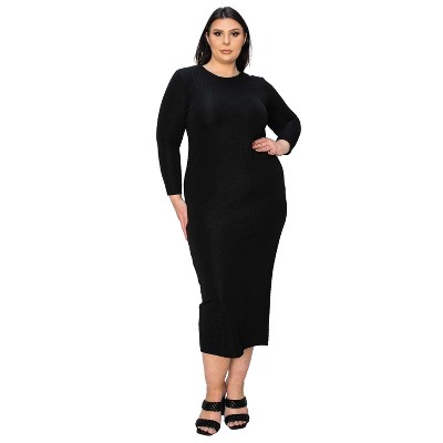L I V D Women's Kylo Textured Bodycon Dress