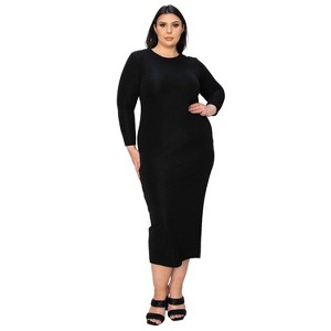 L I V D Women's Kylo Textured Bodycon Dress - 1 of 3