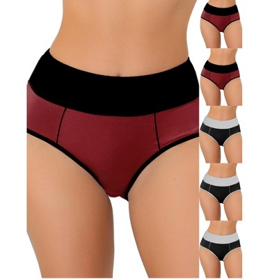 3 burgundy 3 black