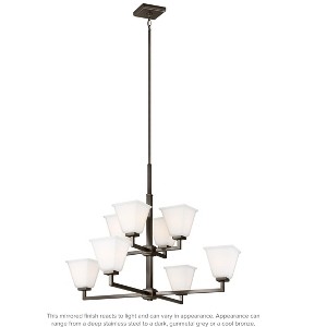 Sea Gull Lighting Ellis Harper 8 Light Brushed Oil Rubbed Bronze Chandelier - 1 of 1