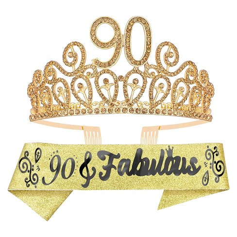  20th Birthday Sash and Tiara for Women - Fabulous Set