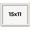 PosterPalooza | Shadow Box 1.5" Depth Silver Picture Frame - UV Acrylic, Backing Board, Hanging Hardware - 2 of 4