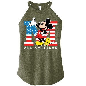 Women's - Disney - Americana Graphic High Neck Tank - 1 of 3