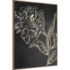 32"x42" Golden Flower Folklore II by Asia Jensen: Amanti Art Canvas, Botanical Sketch Style - 2 of 4