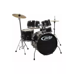 PDP by DW Player 5-Piece Junior Drum Set With Cymbals and Throne Black