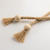 Rustic Magnetic Wooden Ball Curtain Tieback - Tree City - 3 of 4