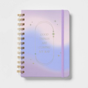 Undated Spiral Journal 5"x7" Good Things Are Coming My Way - Spritz™ - 1 of 4