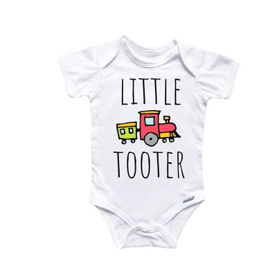 Train Tooter Onesie® Baby Boy Girl Clothes Infant Bodysuit Funny Cute Newborn GS1
