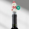 Unique Bargains Santa Claus Bottle Stopper Zinc Alloy ABS Silicone 1Pc - 2 of 3