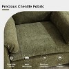 Bestier Arm Chair Padded Armrest Reading Accent Chair with Tufted Cushion - 3 of 4