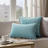 REGALWOVEN Velvet Soft Solid Covers Bohemian with Tassels Decorative Throw Pillow 2 Pcs - 2 of 4