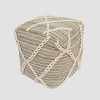 Borton Contemporary Pouf: Knitted Design, Indoor Use, No Assembly - Christopher Knight Home - 2 of 4
