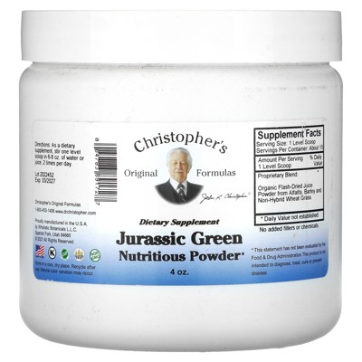 Dr. CHRISTOPHER'S, Nourish Jurassic Green Powder - 4 oz