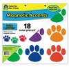 Teacher Created Resources® Colorful Paw Prints Magnetic Accents, Pack of 18 - 2 of 3