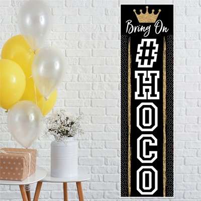 Big Dot of Happiness HOCO Dance - Homecoming Front Door Decoration - Vertical Banner