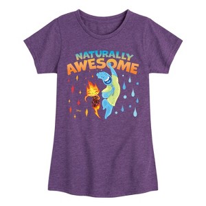 Girls' - Elemental - Ember and Wade Naturally Awesome Fitted Short Sleeve Graphic T-Shirt - 1 of 4