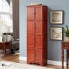 Racxily 72.4" Tall Storage Cabinet, 8 Doors with 4 Shelves for Living Room & Office, Freestanding Bookshelf - 4 of 4
