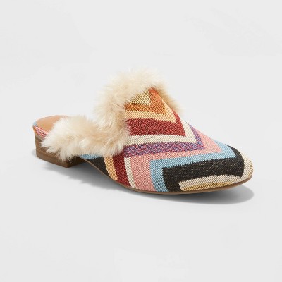 fur mules target