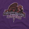 City College Of New York Distressed Primary Logo Kids T-Shirt For Youth Purple - 2 of 4