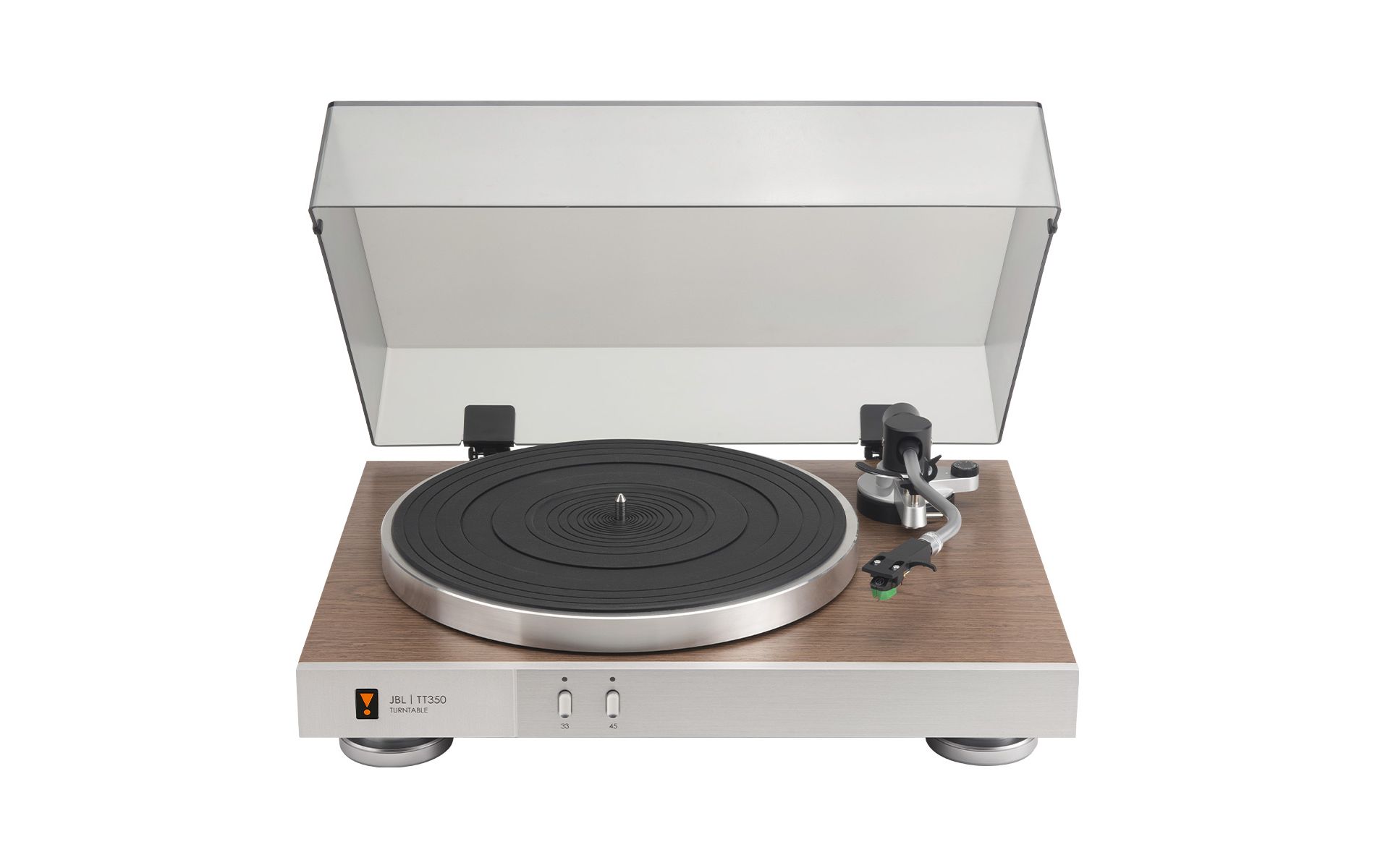 JBL TT350 Classic Direct Drive Turntable with Pre-Installed Audio Technica Cartridge