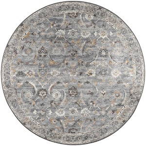 Dalyn Jericho JC4 Silver Area Rug - 4' x 4' Round - 1 of 3
