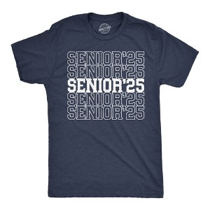 Mens Funny T Shirts Senior 25 Sarcastic Graduation Graphic Novelty Tee For Men - Crazy Dog Men's T Shirt - 1 of 4