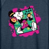 Women's - Disney - Mickey Music Stroll Lightweight French Terry Wide Neck Long Sleeve Shirt - 2 of 4