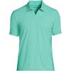 Lands' End Men's UPF 50 Short Sleeve Johnny Collar Polo Rash Guard Shirt - 3 of 3