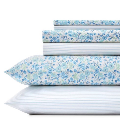 Laura Ashley - Cotton Percale Sheet Set