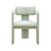 Meridian Furniture,Brenda Chenille Fabric Dining Chair, Set of 2 - 3 of 4
