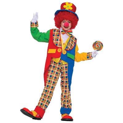 Forum Boys' Clown on the Town Checkered Suit Costume