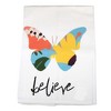 Ganz 26.0 Inch Butterfly/Floral Tea Towel Bloom Believe Flower Kitchen Towel - 3 of 3